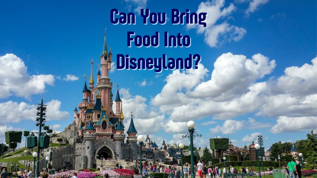 can you bring food into disneyland