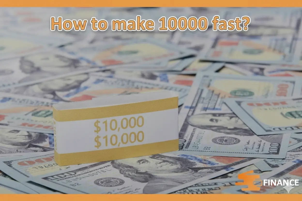 How to make 10000 fast Some cash representing 10000