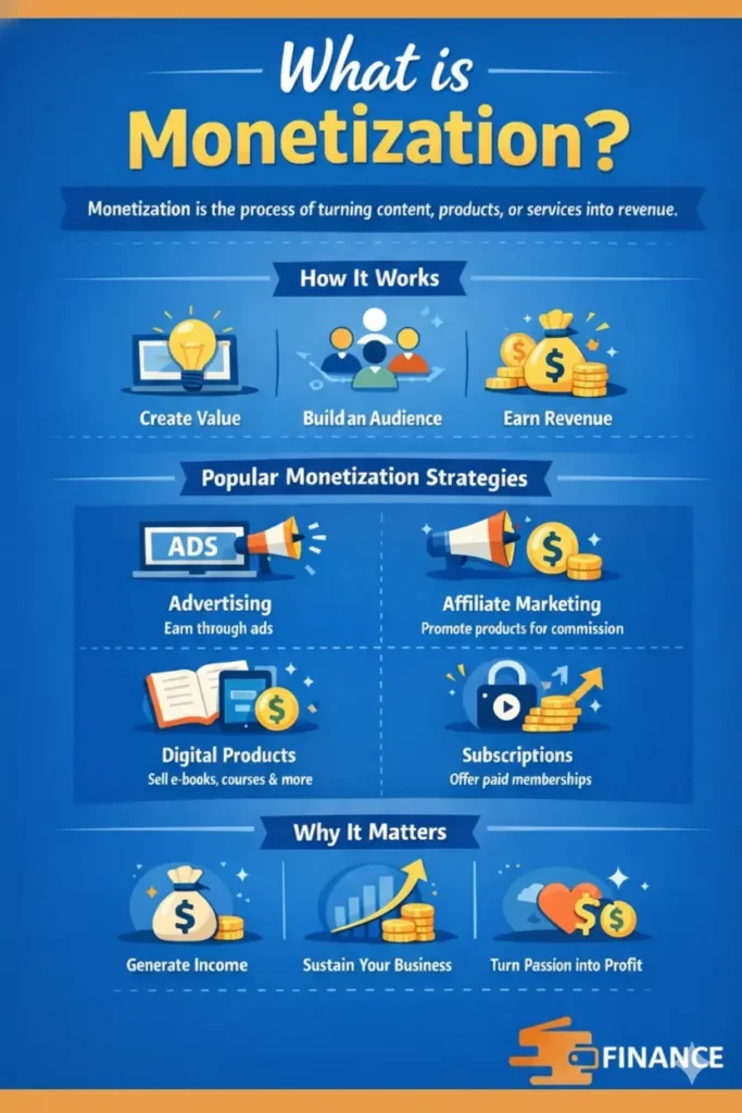 What is monetization?