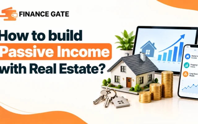 Learn how to build passive income with real estate using property investments, growth charts, and mobile finance tracking