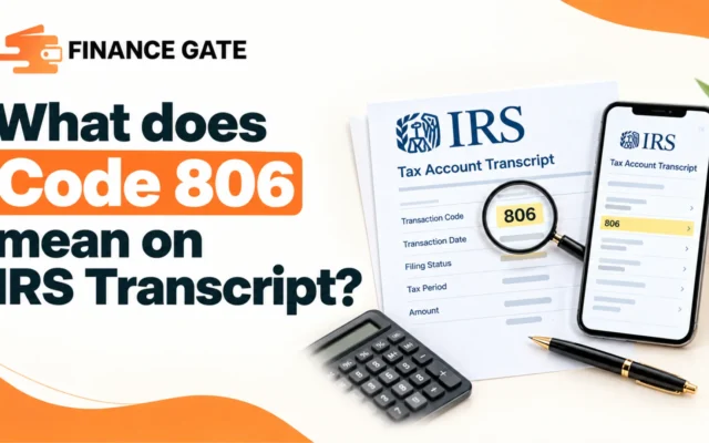 Find out what does code 806 mean on IRS transcript documents with clear tax account transaction code explanations today