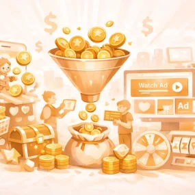 Revenue flow from free-to-play games